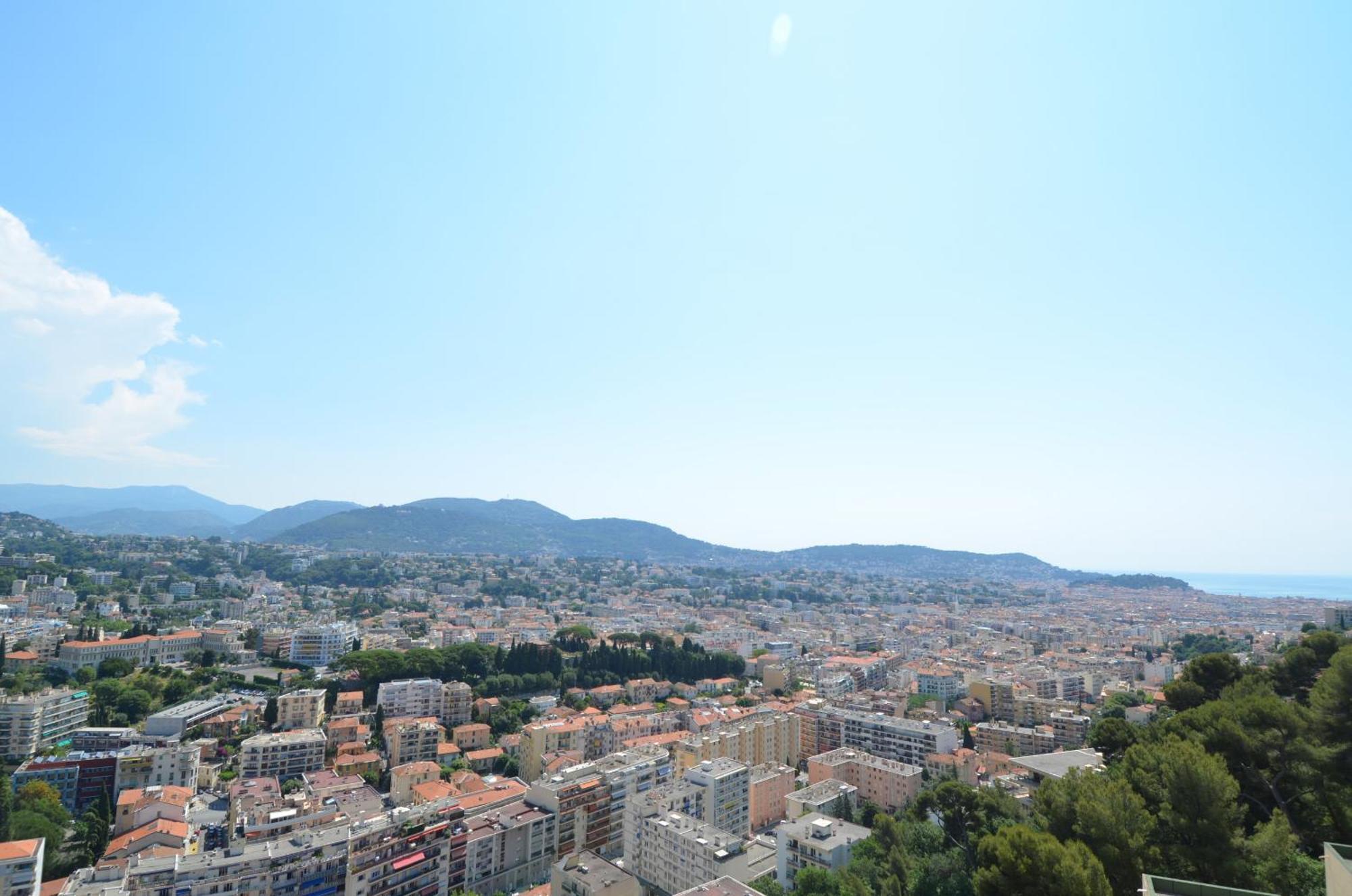 Babylone - Appartement Vue Panoramique Avec Piscine Pour 6 Personnes A Nice Quartier Pessicart Екстер'єр фото