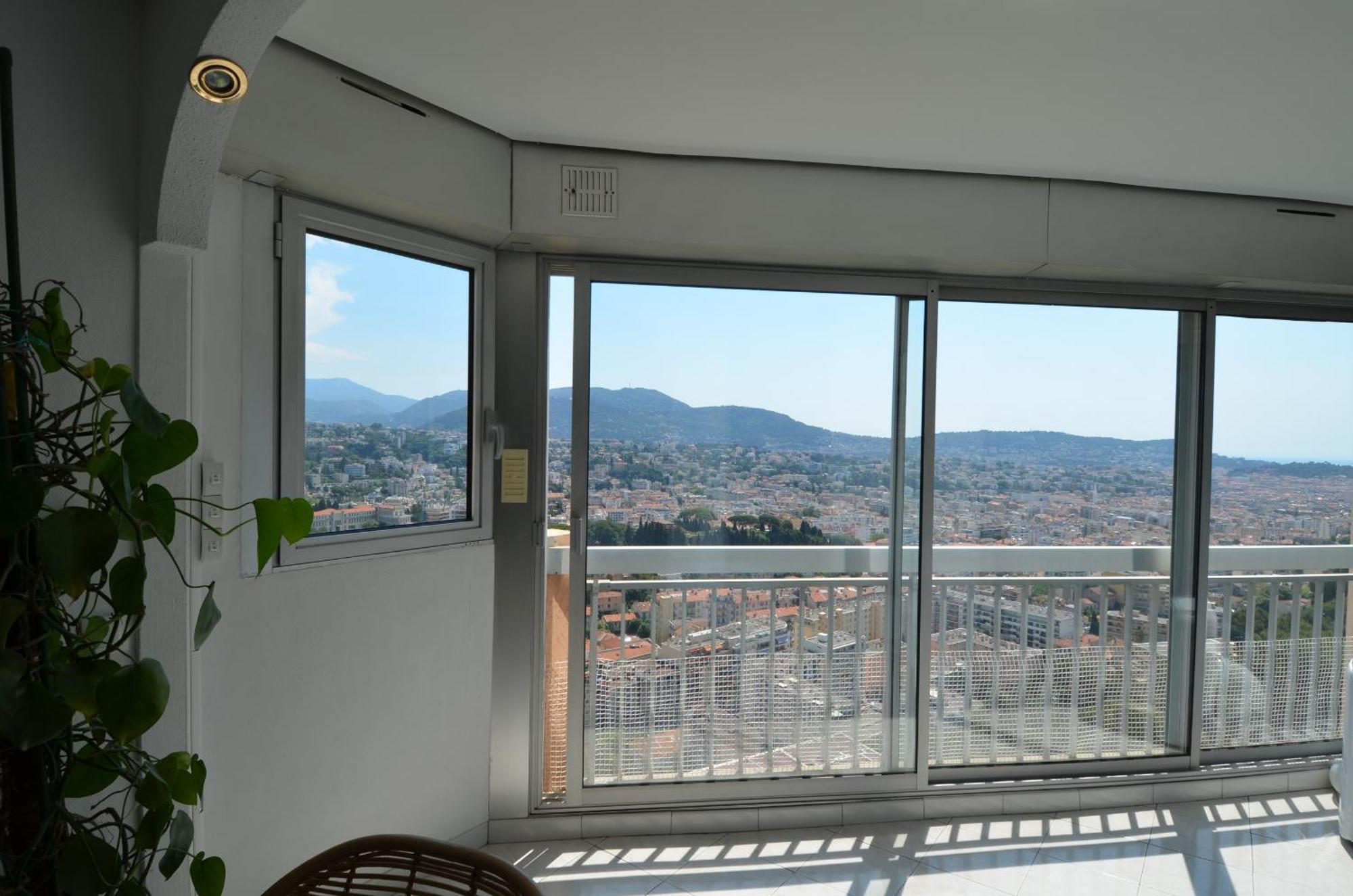 Babylone - Appartement Vue Panoramique Avec Piscine Pour 6 Personnes A Nice Quartier Pessicart Екстер'єр фото
